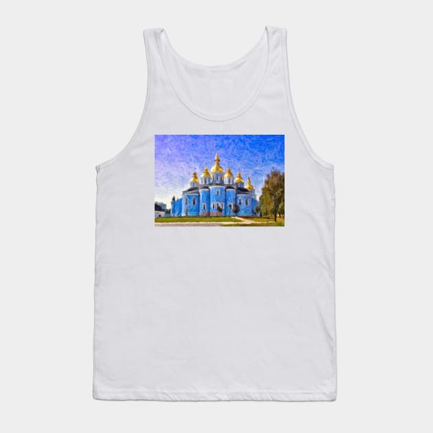 St Michael&#39;s Golden Domed Monastery, Kiev Tank Top by GrahamPrentice